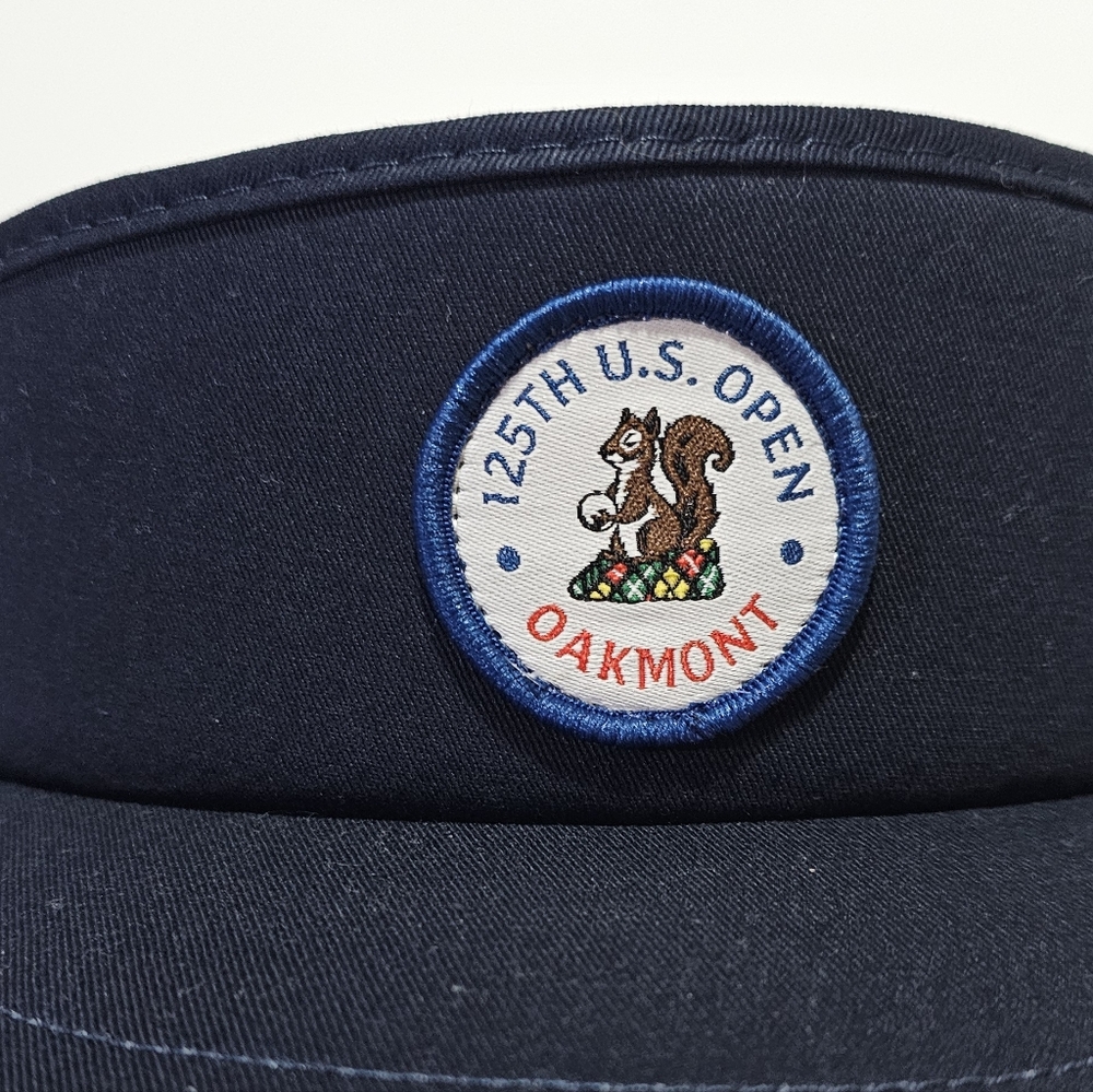 Men's Black Oakmont Visor - Picture 2 of 6